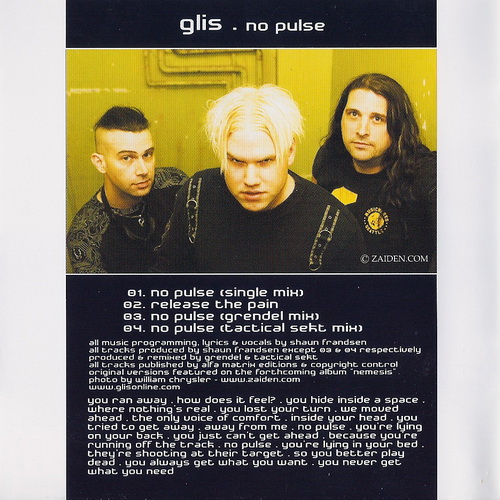 Glis - No Pulse (Single Mix)